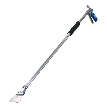 Manche De Balai En Aluminium 120 Cm – Filetage Vis Standard, Poignée Ergonomique Colorée, Très Robuste Pour Serpillières, Brosses Hygiéniques Et Raclettes