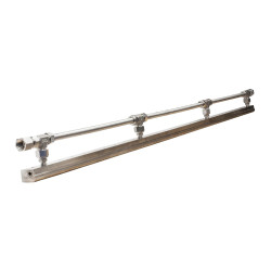 Model 1100108SS-316PKI 108" Type 316 St. St. Super Air Knife with Plumbing Kit
