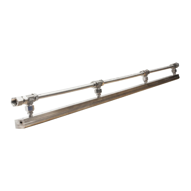 Model 1100108SS-316PKI 108" Type 316 St. St. Super Air Knife with Plumbing Kit