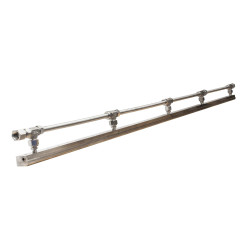 Model 1100108SSPKI 108" Type 303 St. St. Super Air Knife with Plumbing Kit