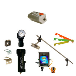 Model 110203DX 3" Deluxe Alum. Super Air Knife Kit