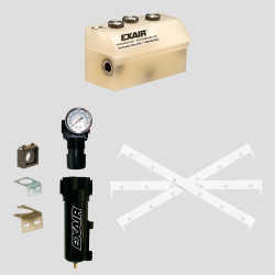 Model 110203-PVDF 3" PVDF Super Air Knife Kit