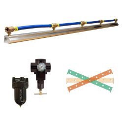 Model 1102108PKI 108" Alum. Super Air Knife Kit with Plumbing Kit