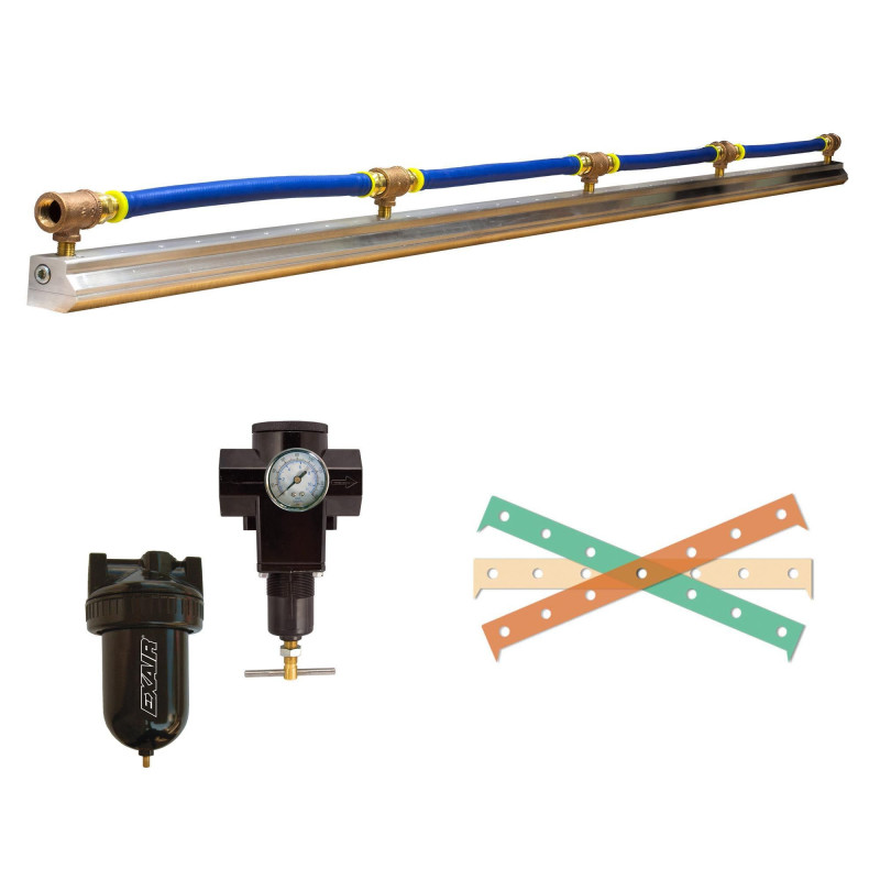 Model 1102108PKI 108" Alum. Super Air Knife Kit with Plumbing Kit