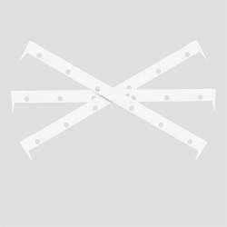 Model 110303-PVDF 3" PVDF Super Air Knife Shim Set