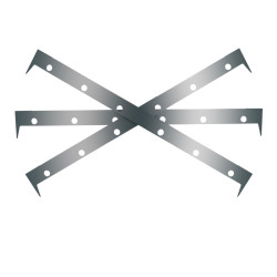 Model 110303SS 3" Type 303 St. St. Super Air Knife Shim Set