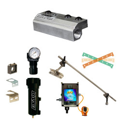 Model 2203DX 3" Deluxe Alum. Standard Air Knife Kit