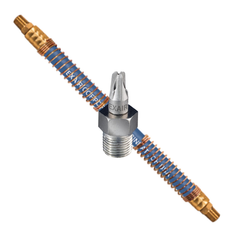 1110SS-NPT-9256 St. St. Nano Super Air Nozzle with 6" SSH