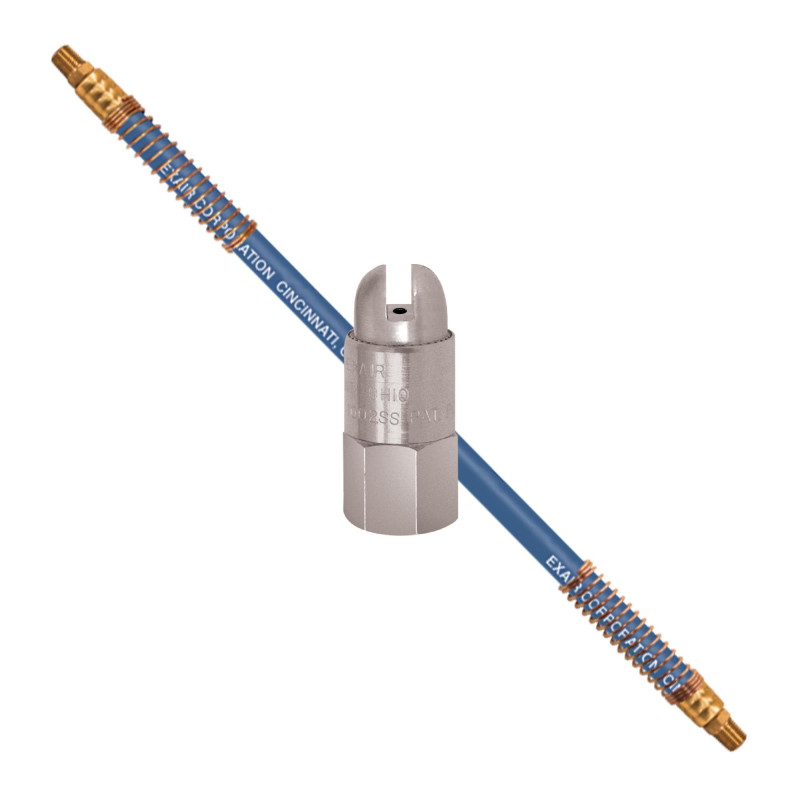 HP1002SS-9206 St. St. High Power Safety Air Nozzle with 6" SSH
