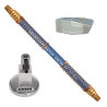 HP1125SS-9306 St. St.  High Power Flat Super Air Nozzle with 6" SSH & Mag Base