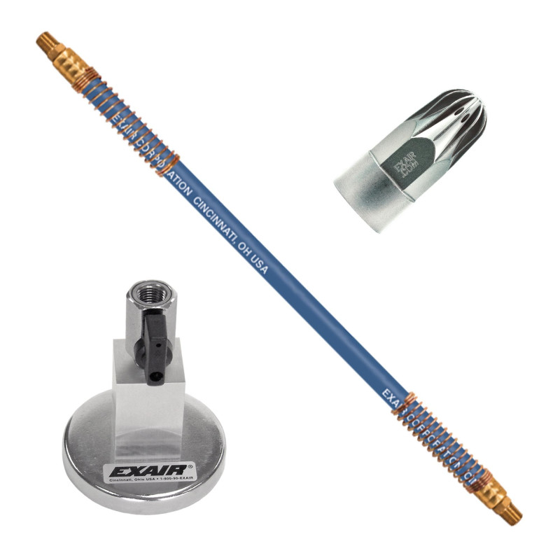 1100SS-9312 St. St. Super Air Nozzle with 1 SSH & Mag Base