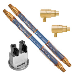 6019-9486 (2) Adjustable Air Jets with (2) 36" SSH & Mag Base