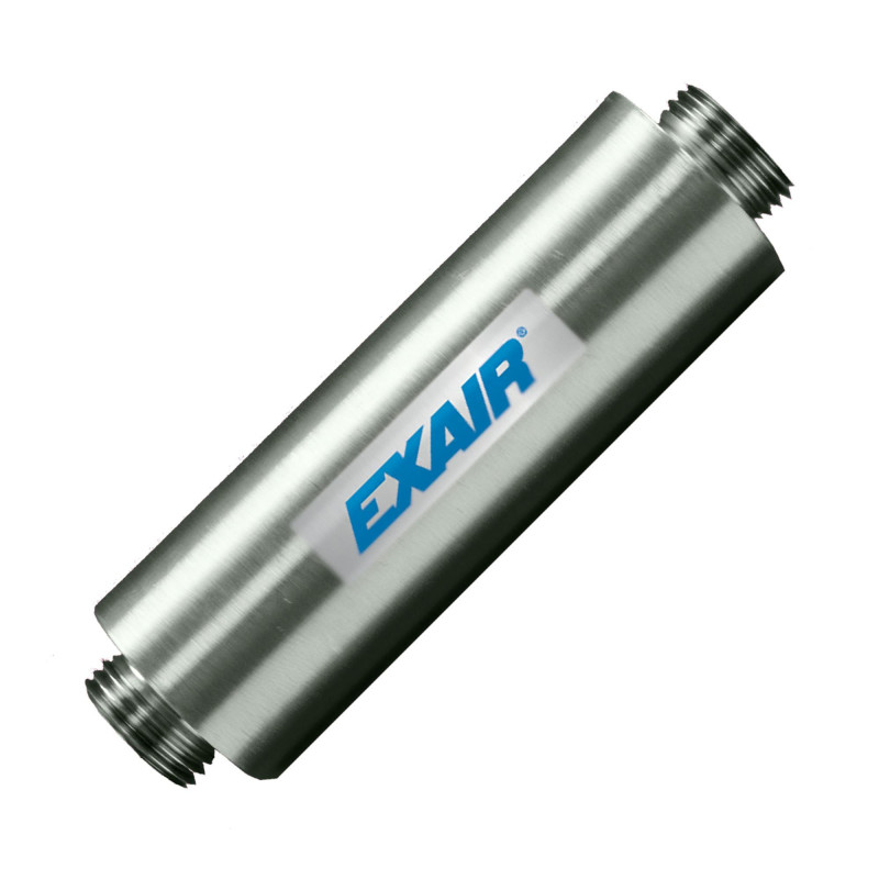 Silencieux métal 125/600mm-conduit de ventilation