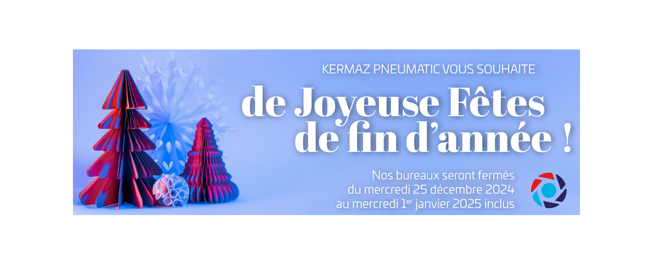 ⛄ Kermaz Pneumatic vous souhaite de très belles fêtes de fin d’année ! ✨